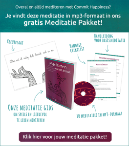 Ga naar http://commithappiness.nl/mediteren om jouw gratis meditatie pakket te ontvangen! Inclusief een meditatie gids, handige checklist en een meditatie voor beginners stappenplan.